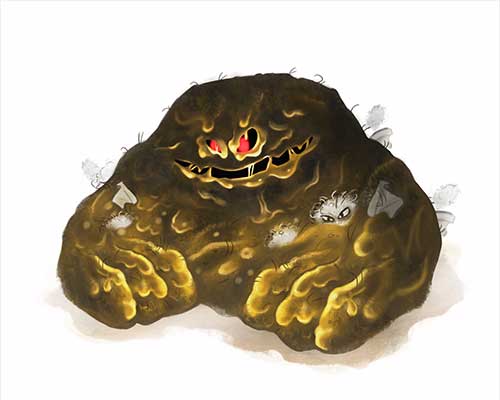 Illustrated character "Fatberg" 
