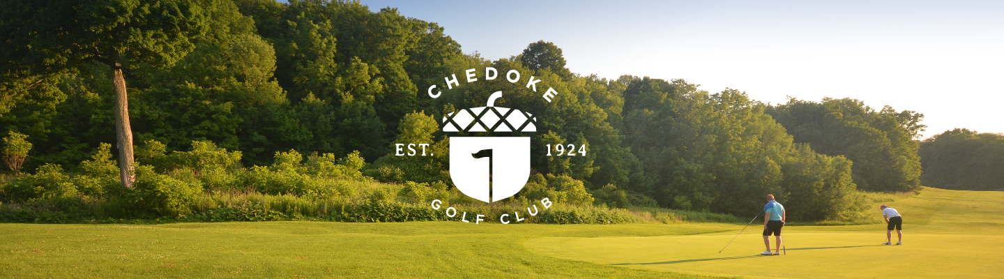 Chedoke Golf course green with logo