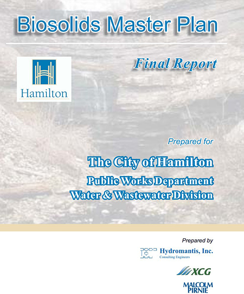 Cover of the Biosolids Master Plan