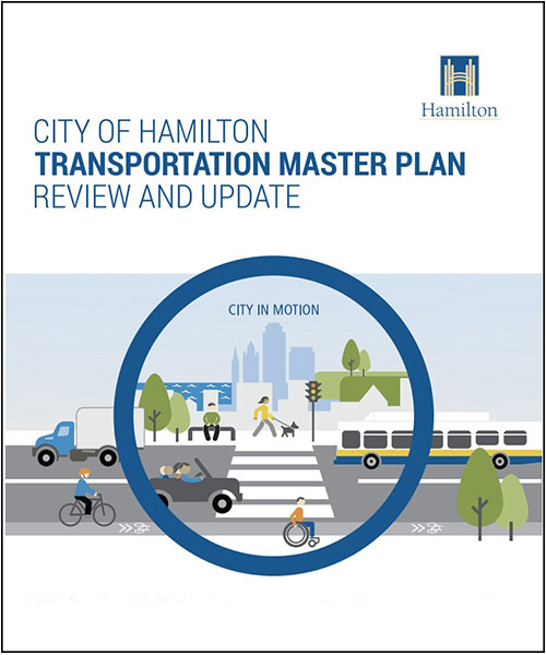 Cover of  the Transportation Master Plan Review & Update