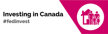 Logo for Infrastructure Canada through the Investing in Canada Plan