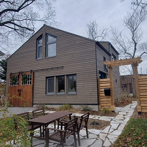 Kirkendall Coach House - a Secondary Dwelling Unit that functions as a prototype for sustainable living.