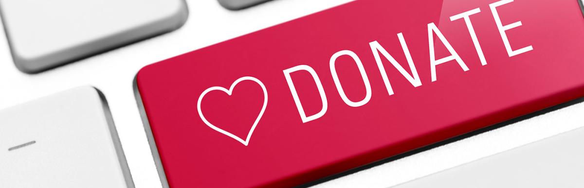 Donate button on keyboard