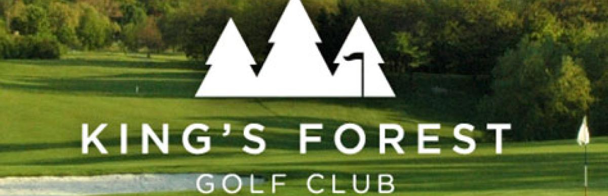 Kings Forest golf course with logo